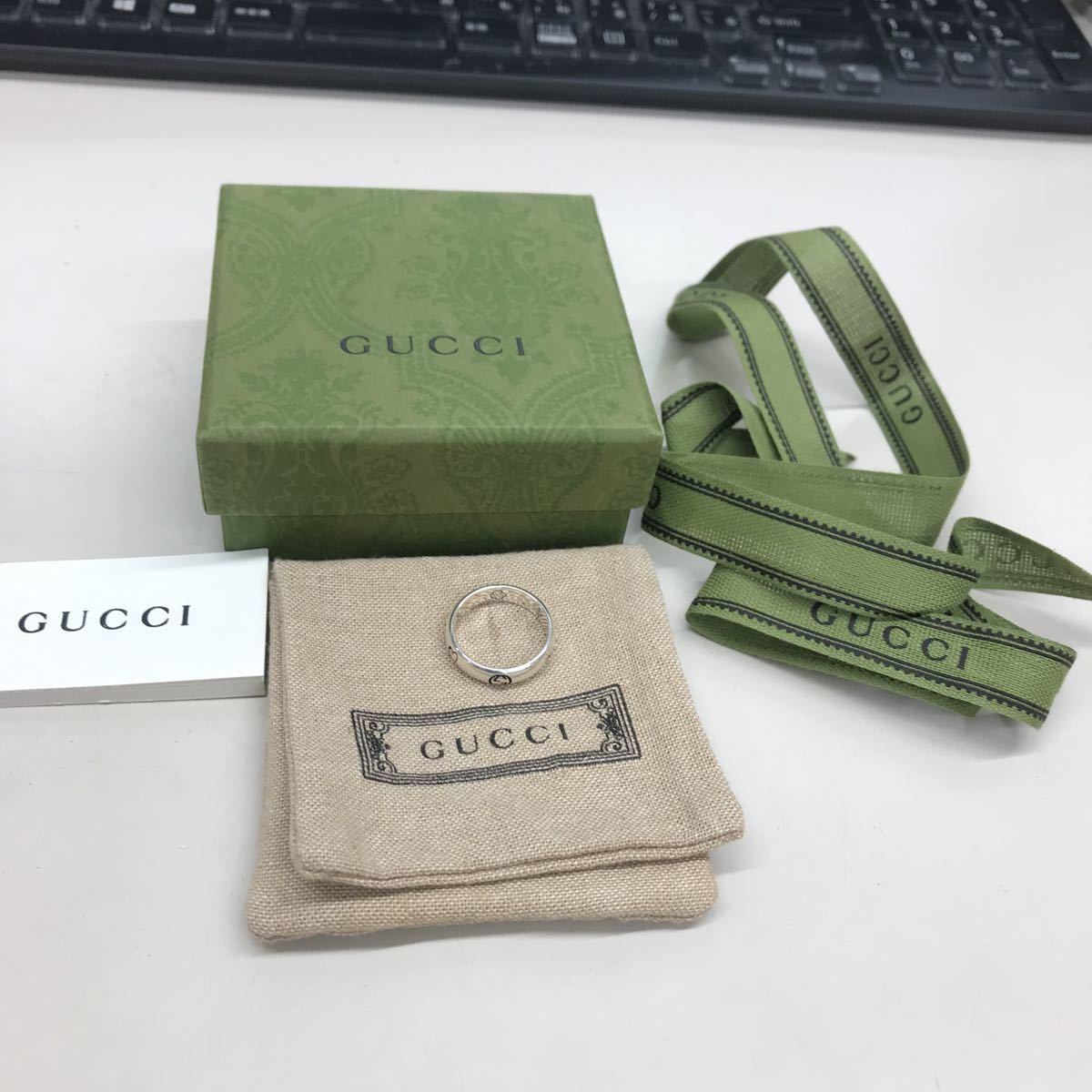  B1991 GUCCI グッチ シルバー925 リング サイズ15号(シルバー)｜売買されたオークション情報、yahooの商品情報をアーカイブ公開 - オークファン シルバー