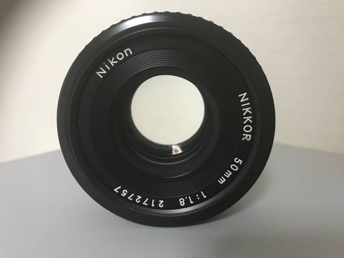 Nikon Nikkor 50mm f 1/1.8 Ai-s (パンケーキ型) 難あり、状態本文