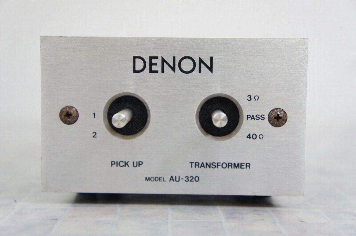 AU-320 DENON デノン MC昇圧トランス オーディオ機器 昇圧トランス