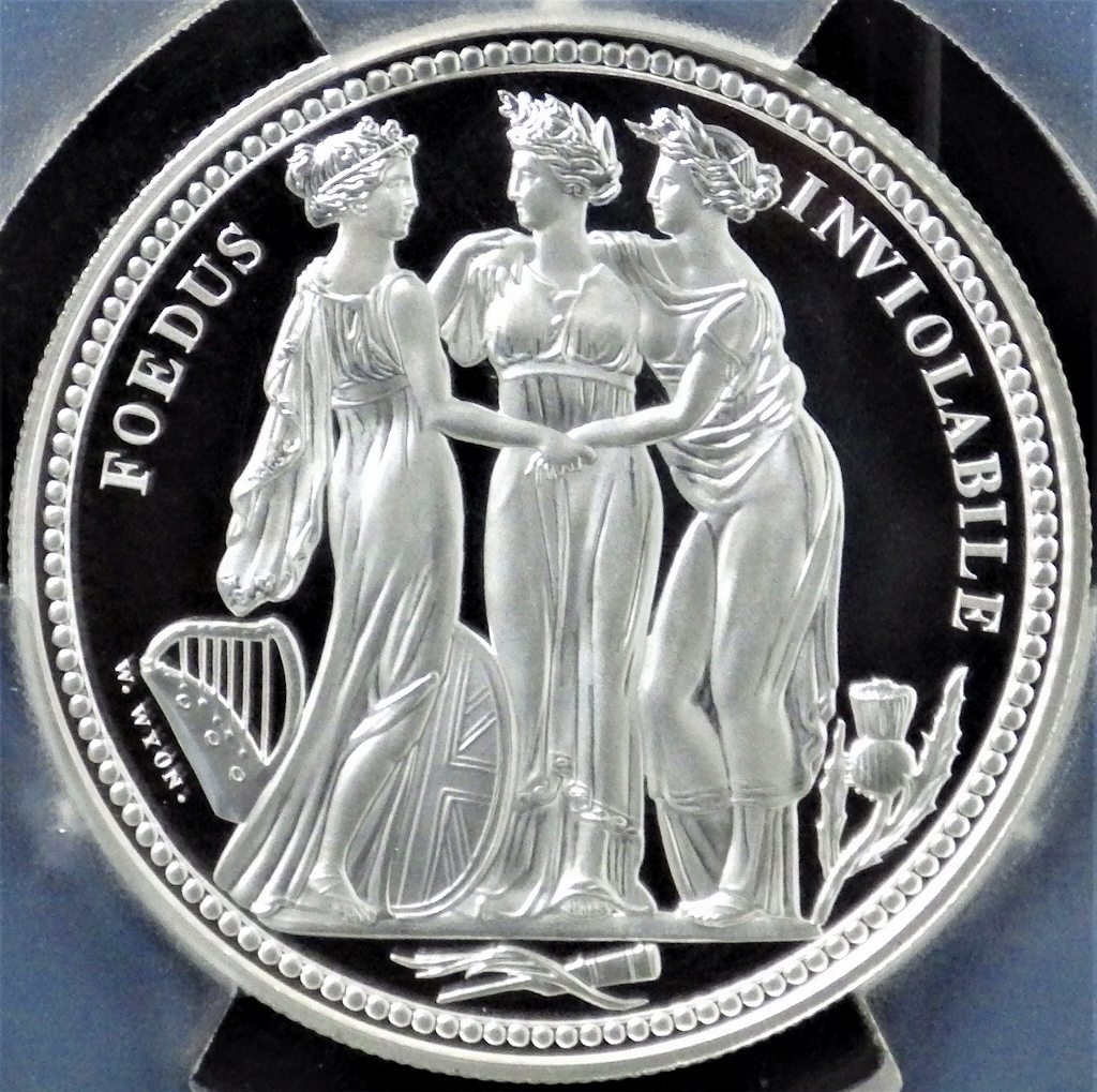 スリーグレイセス イギリス 2020年 5ポンド 銀貨 2オンス オルダニー