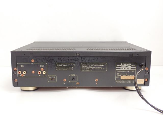 Pioneer 3ヘッドシングルカセットデッキ T-838 パイオニア ◇ 61215-11
