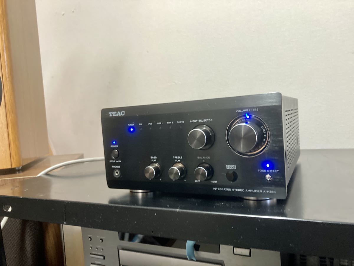 TEAC A-H380 インテグレーテッドステレオアンプ 純正未使用品 【動作品】TEAC A-H380 プリメインアンプ ティアック