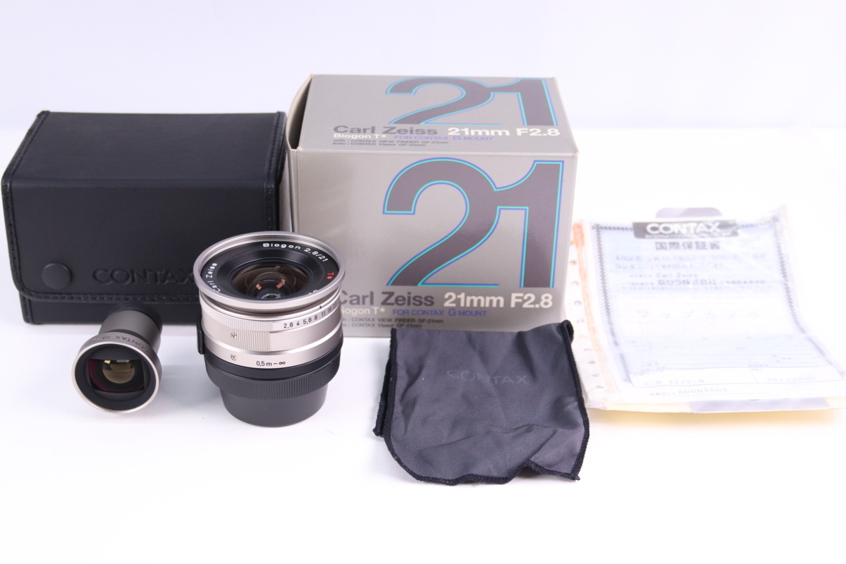 Biogon Zeiss Carl コンタックス CONTAX 28mm F2.8 T* Contax G1 21mm 