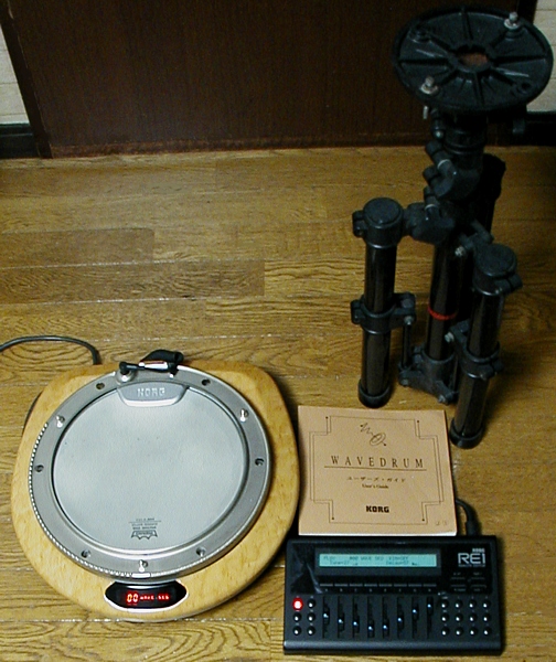 KORG 初代 WAVEDRUM WD-1 WAVEドラム 元箱付 コルグ☆KORG 初代WAVEDRUM WD-1 ウェーブドラム フルセット即決(電子