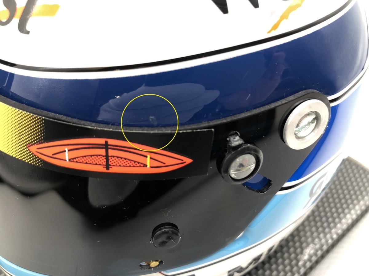 美品/希少】ミカ・ハッキネン 1/2 ミニチュアヘルメット 1998年