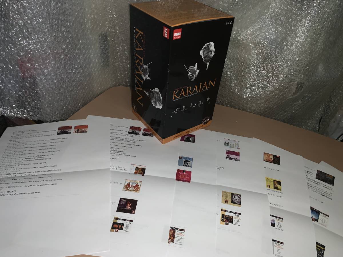 KARAJAN @ 72 CD BOX カラヤン オペラ コンプリート @ EMI