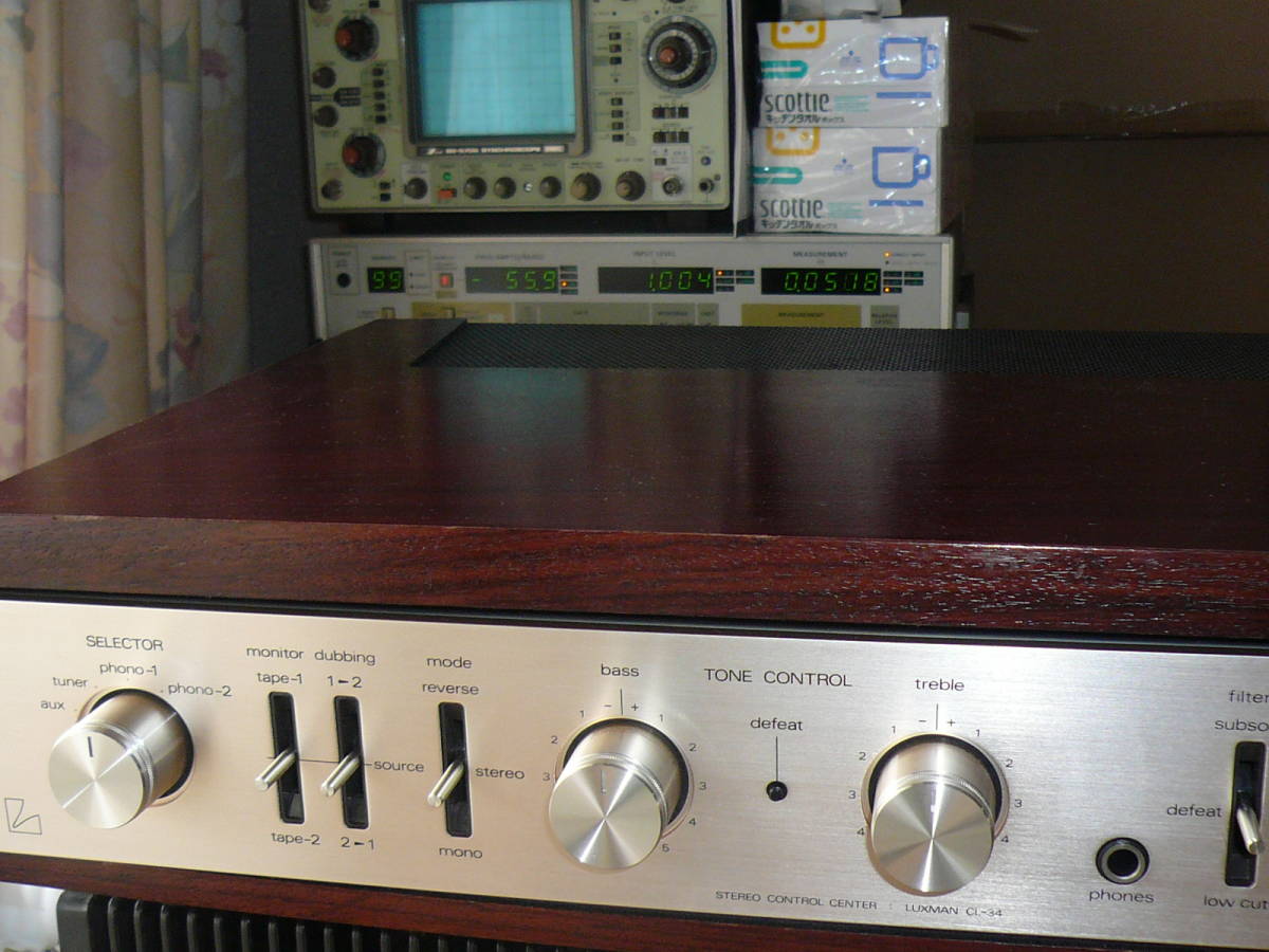 CL34 真空管プリアンプ/コントロールアンプ LUXMAN/ラックスマン メンテナンス済み(本体)｜売買されたオークション情報、yahooの商品情報をアーカイブ公開 - オークファン 本体