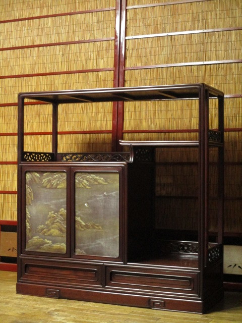 唐木 花梨材 器局 煎茶収納家具 【公式通販】