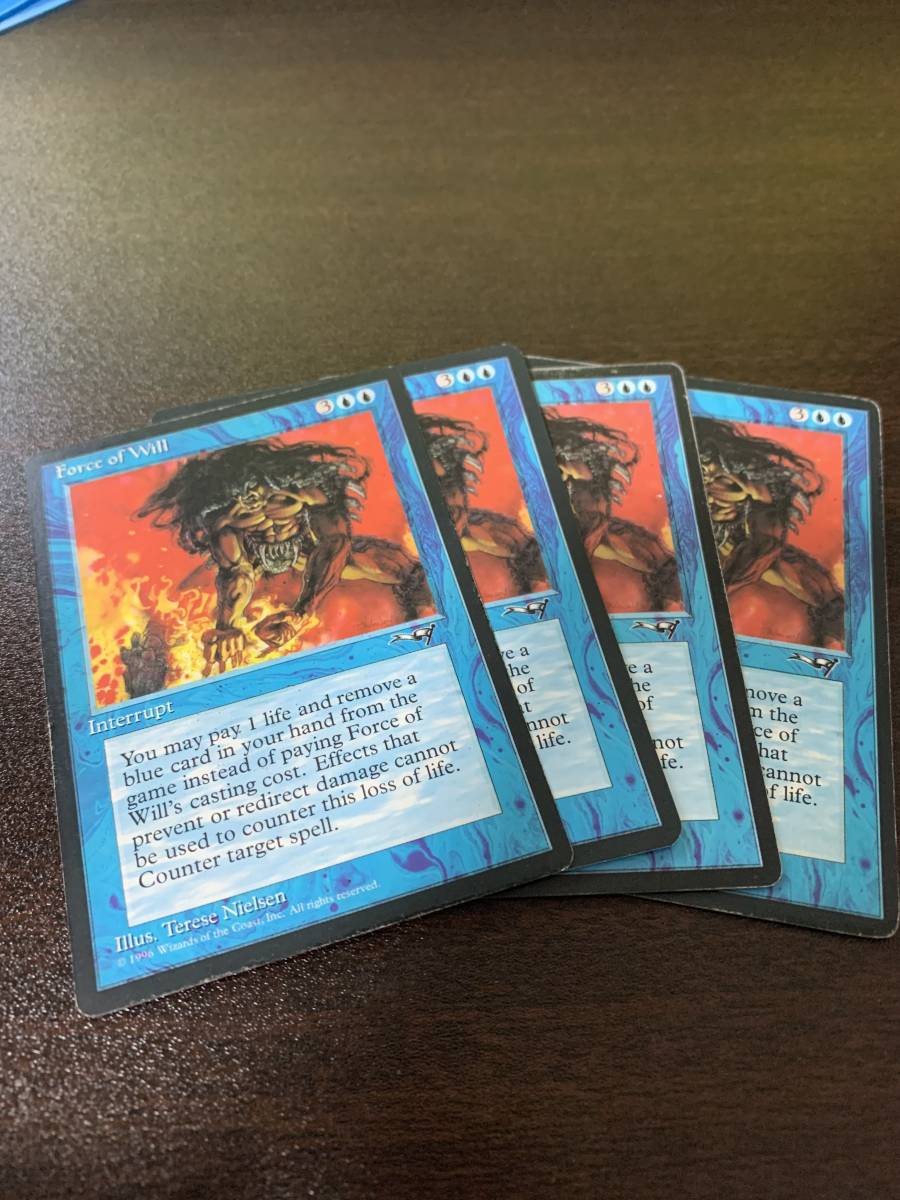 MTG 意志の力 4枚セット 日本語版 アライアンス マジック：ザ MTG 意志の