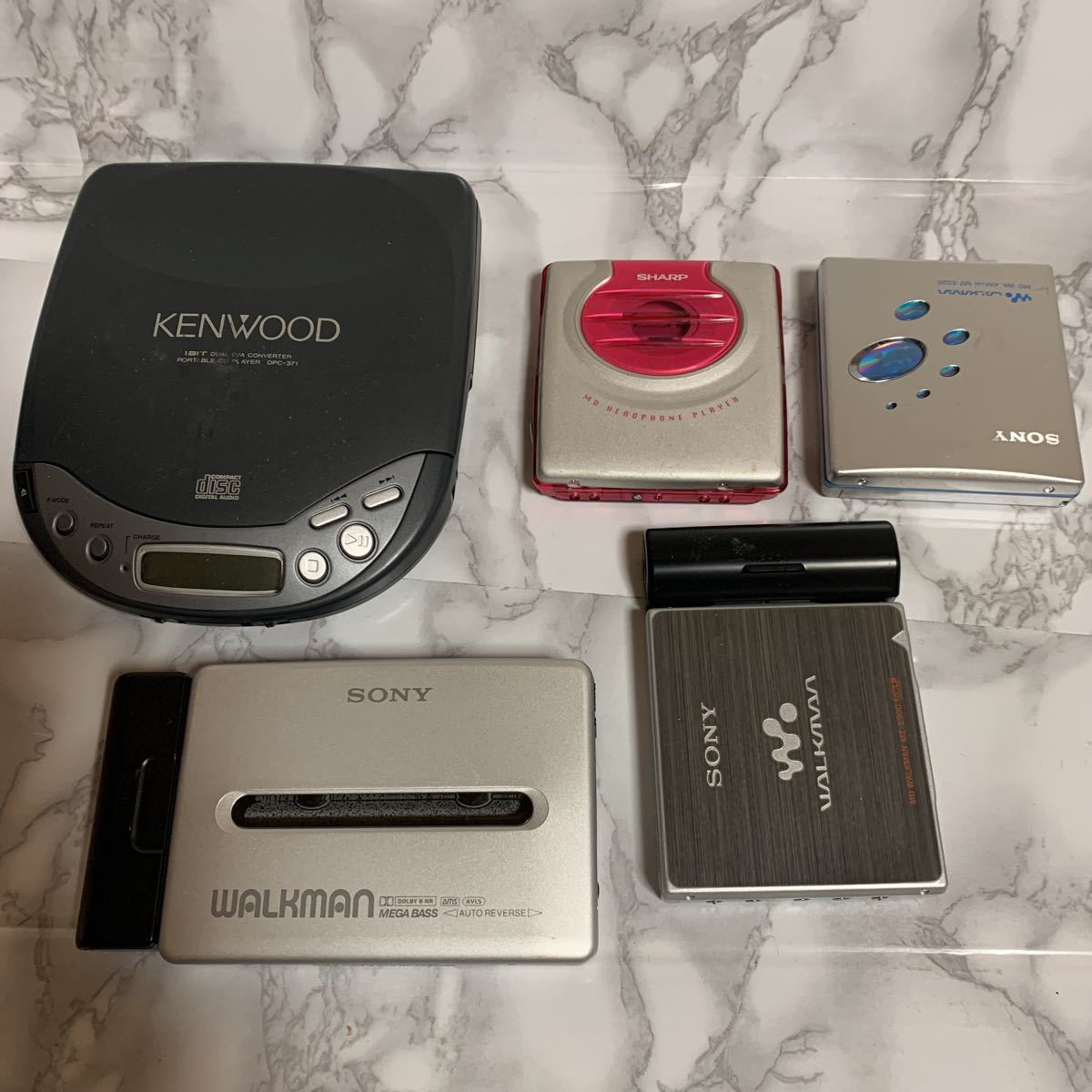 SONY WALKMAN ソニー ウォークマン 他5台まとめ売り【ジャンク品