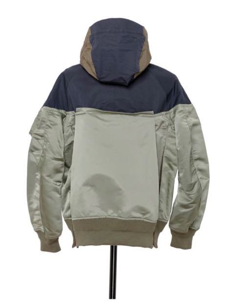 sacai 21SS Blouson 価格 x ソリッドミックスブルゾン sacai サカイ 21SS Outdoor Blouson カーキ　サイズ1