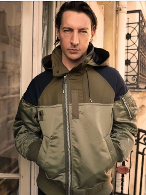 sacai 21SS Blouson 価格 x ソリッドミックスブルゾン sacai サカイ 21SS Outdoor Blouson カーキ　サイズ1