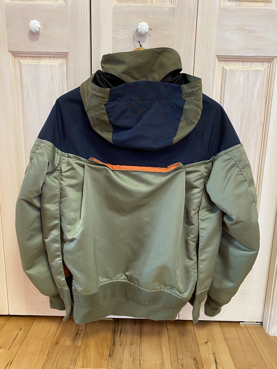 sacai 21SS Blouson 価格 x ソリッドミックスブルゾン sacai サカイ 21SS Outdoor Blouson カーキ　サイズ1
