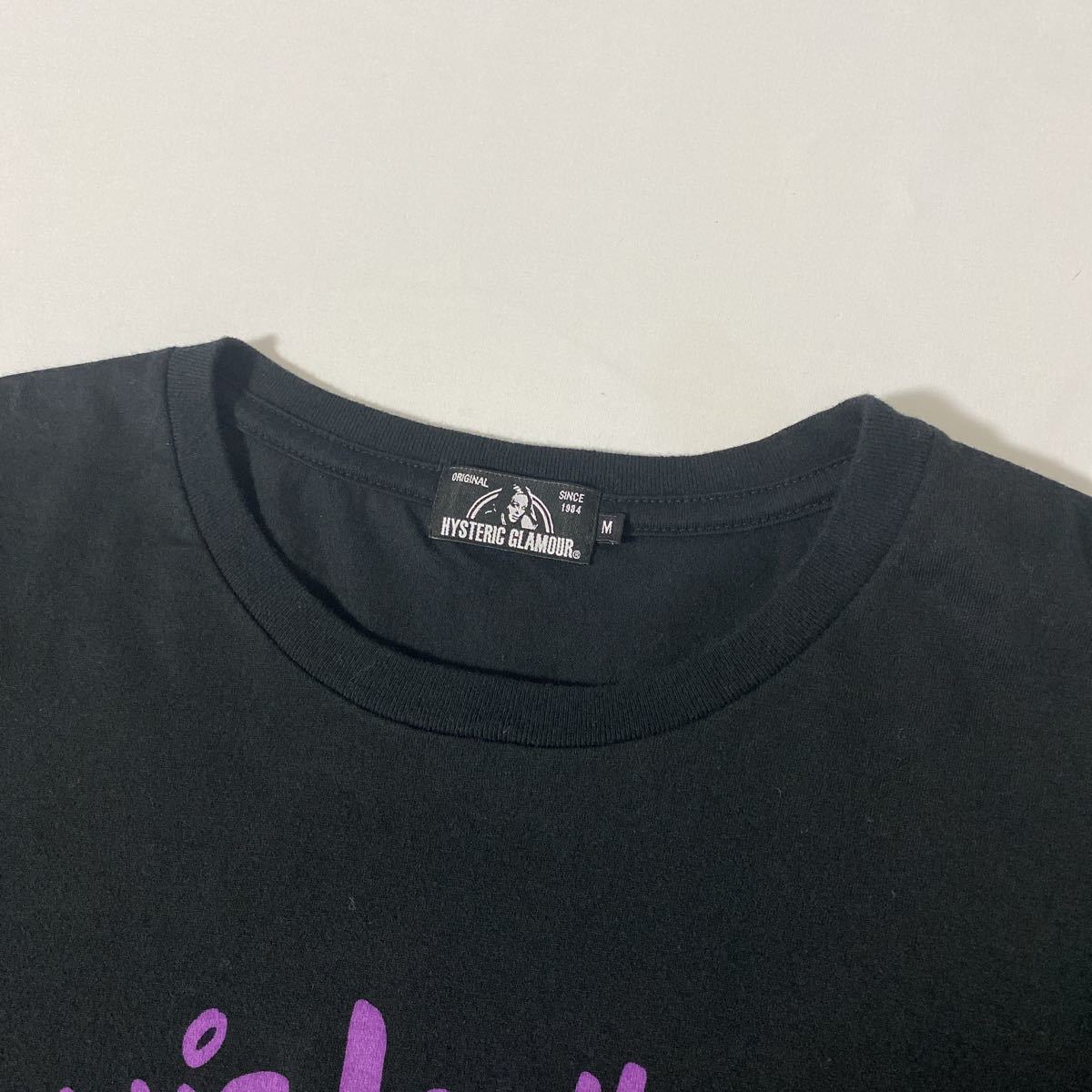 ヒステリックグラマー x ルイスレザー バイク ガール Tシャツ M 