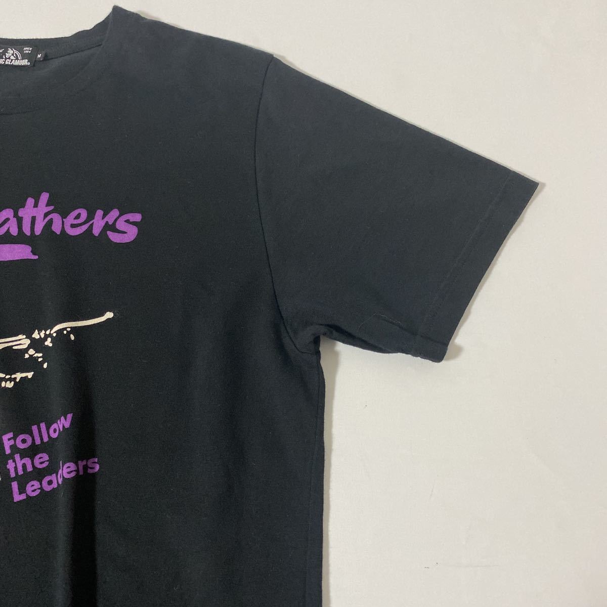 美品 ヒステリックグラマー ルイス レザー バイク ガール T シャツ M 