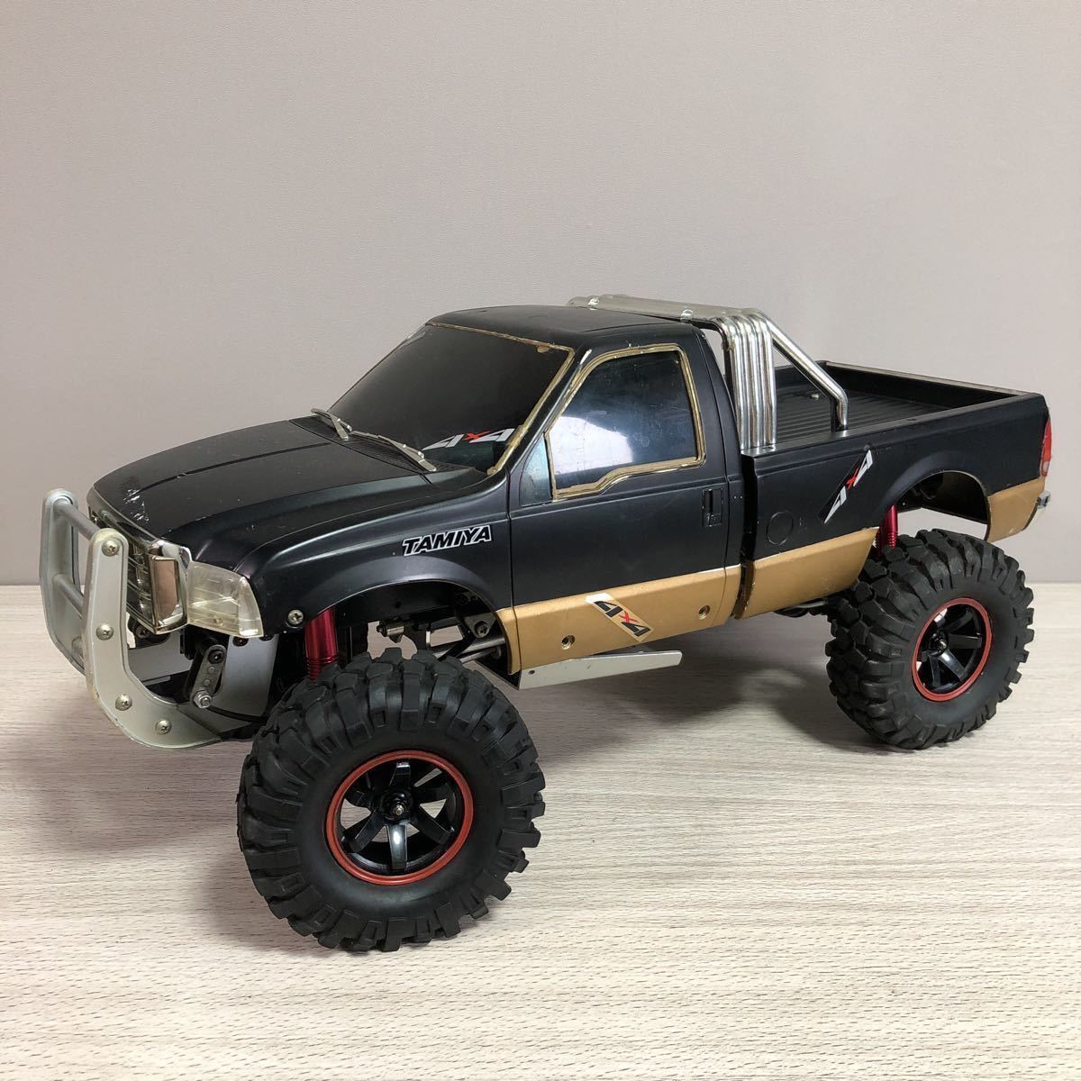 ☆当時物☆廃版品☆タミヤ 1/10 電動RC 4×4×4 モンスターピックアップ