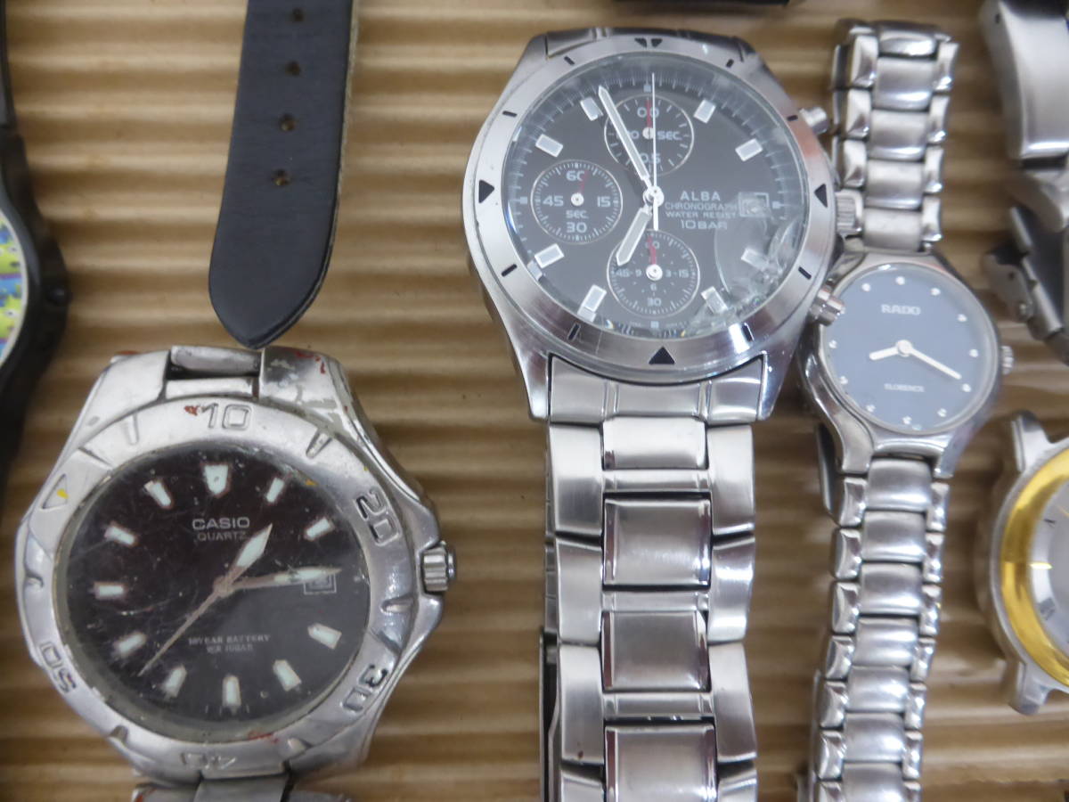 【ジャンク・動作未確認】セイコー・シチズン・ラドー・カシオ・オレオール・スウォッチ・D＆G・テクノス・DKNY・カステルバジャック他_10