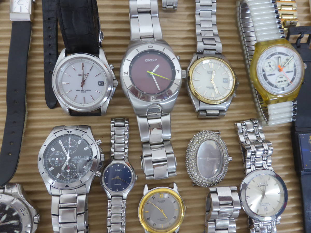 【ジャンク・動作未確認】セイコー・シチズン・ラドー・カシオ・オレオール・スウォッチ・D＆G・テクノス・DKNY・カステルバジャック他_2