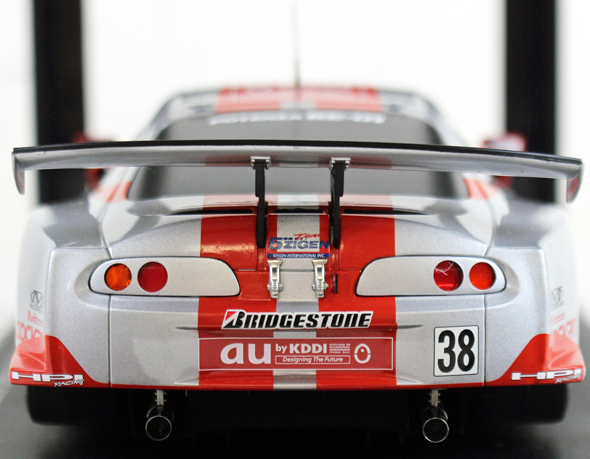 ♪中古品♪ミニカー 『1/18 2003 JGTC au CERUMO SUPRA #38 (シルバー