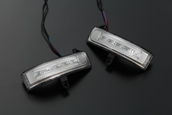 [特価SALE] CR系 プレマシー LEDウィンカーミラーレンズKIT [クリア/青光] ポジション，フットランプ付 ドアミラー レンズ 交換 CREW/CR3W LED フット プレマシー LEDウィンカーレンズキットスズキ用 Revier&frasl;Reiz 期間限定価格！Revier(レヴィーア)「流星Ver」CR-V