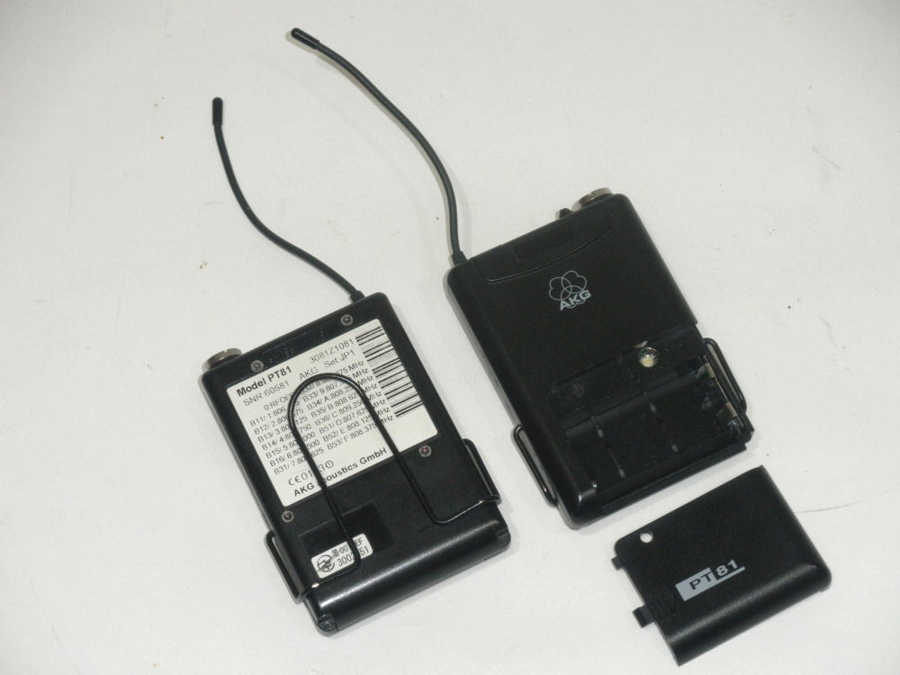 ◇◇ AKGワイヤレスシステム WMS81(SR81+PT81)+C420L 中古 2台セット