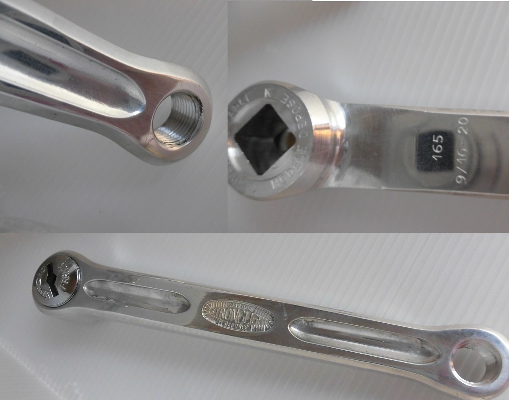2590 希少な165mm フランス製 ストロングライト49D クランク STRONG