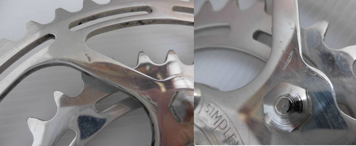 2590 希少な165mm フランス製 ストロングライト49D クランク STRONG