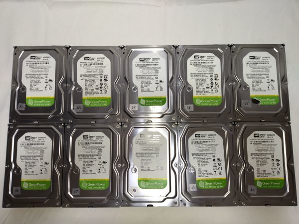 3.5インチ HDD 500GB 10台セット 3.5インチ HDD 500GB WD 10個セット 送料無料 500GB WD HDD 500gb 3.5の