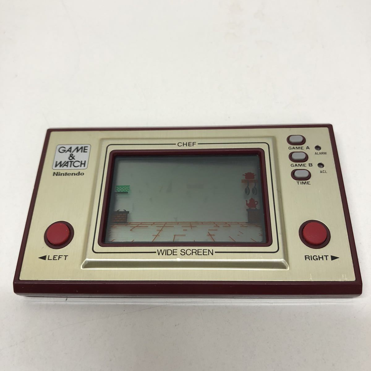 67】 1円～ GAME & WATCH CHEF Nintendo ゲームウォッチ シェフ