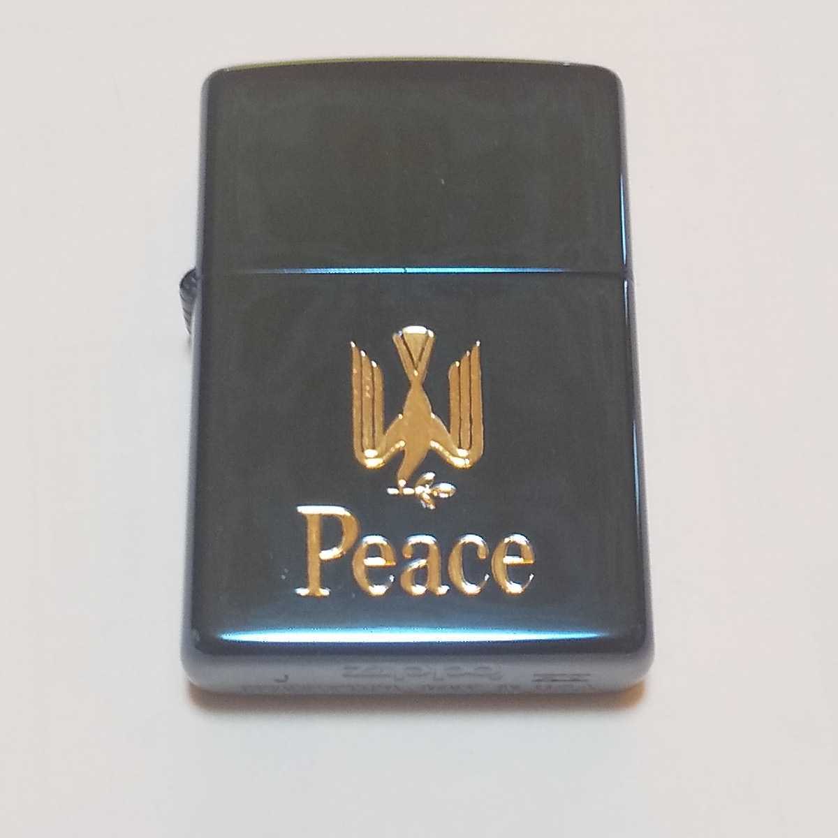 ピース Peace ブルーチタン ZIPPO zippo ジッポー ジッポ ライター 
