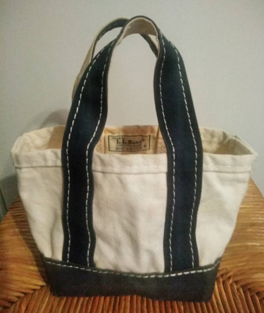 □L.L.Bean□紺/キャンバス トートバッグ