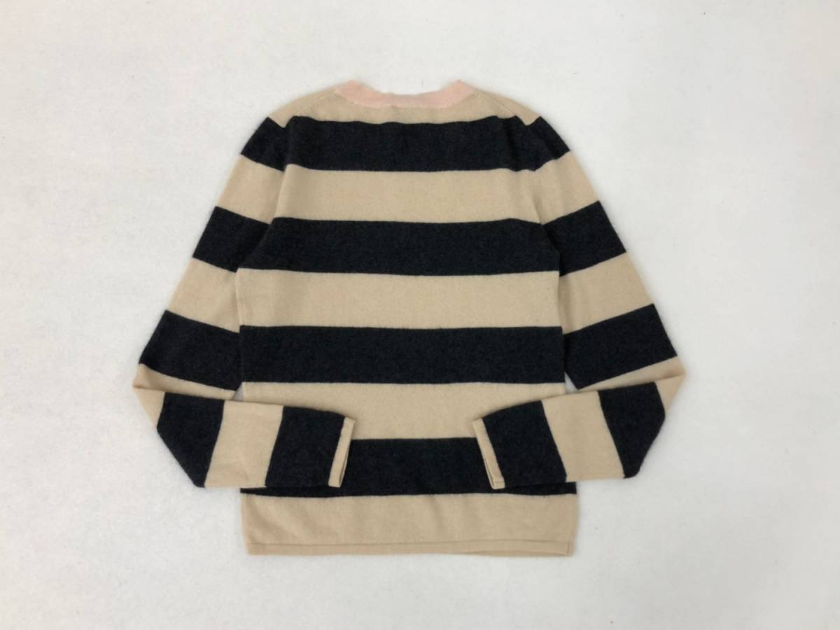 G079 theory セオリー カシミヤ100％ ニット セーター ボーダー 