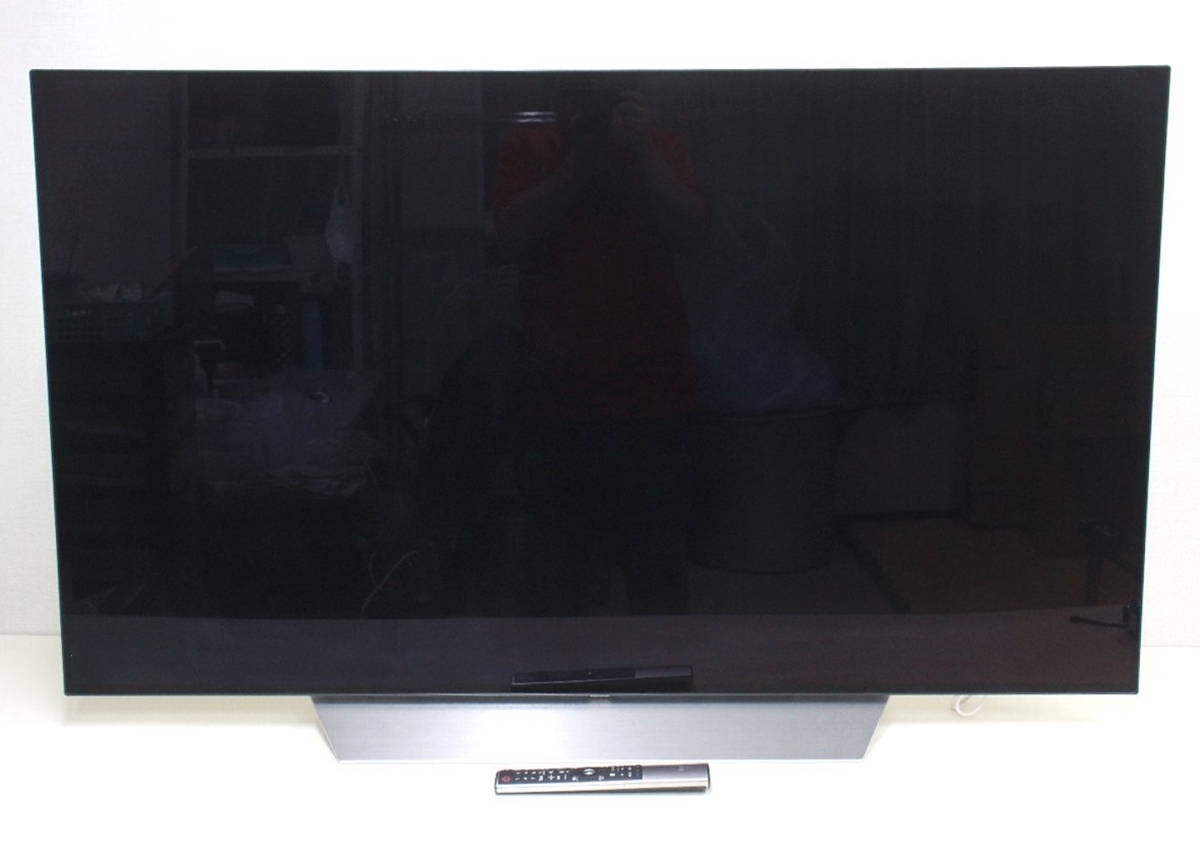 ij14■◆※引取限定・発送不可◆LG◆有機ELテレビ◆OLED55C7P-J◆55型◆4K◆2018年製◆動作品◆リモコン付き◆B-CAS無し◆55インチ