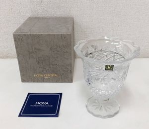HOYAクリスタル 花瓶のYahoo!オークション(旧ヤフオク!)の相場・価格を