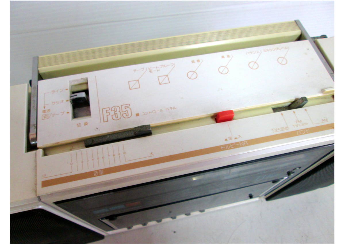◇ 107040 ◇ ラジカセ 「ジャンク品」 National ナショナル RX-F35