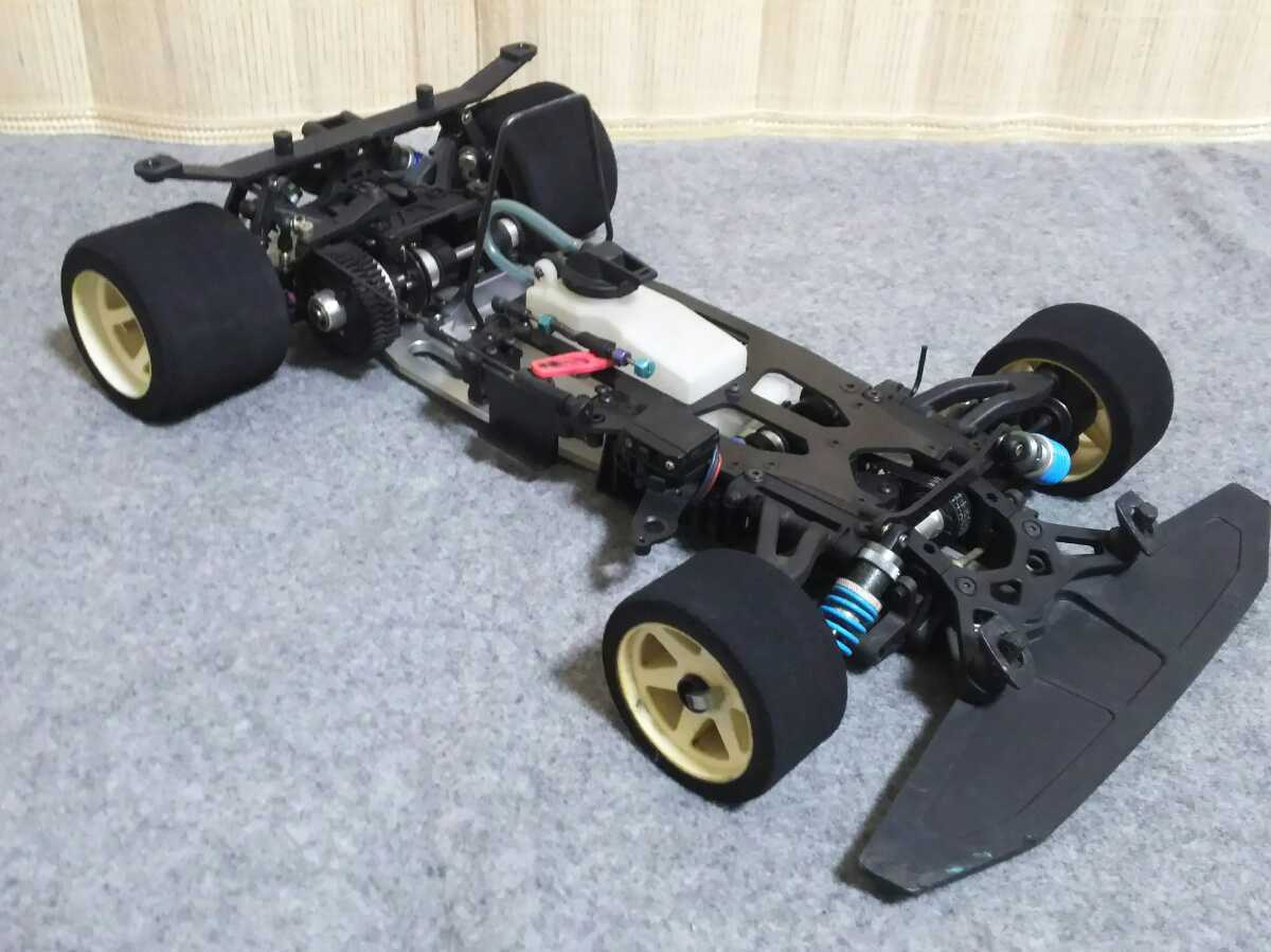 ☆ムゲン製RCレーシングエンジンラジコンカーMRX4ボディー付き(used