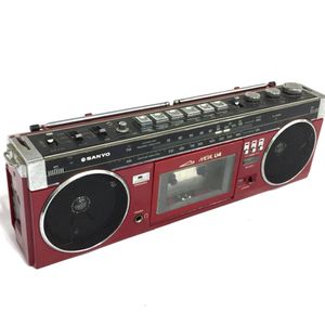 [K3024]1円スタート！SANYO MR-Q4F サンヨー ラジカセ オーディオ機器 カセットテープ ラジオ