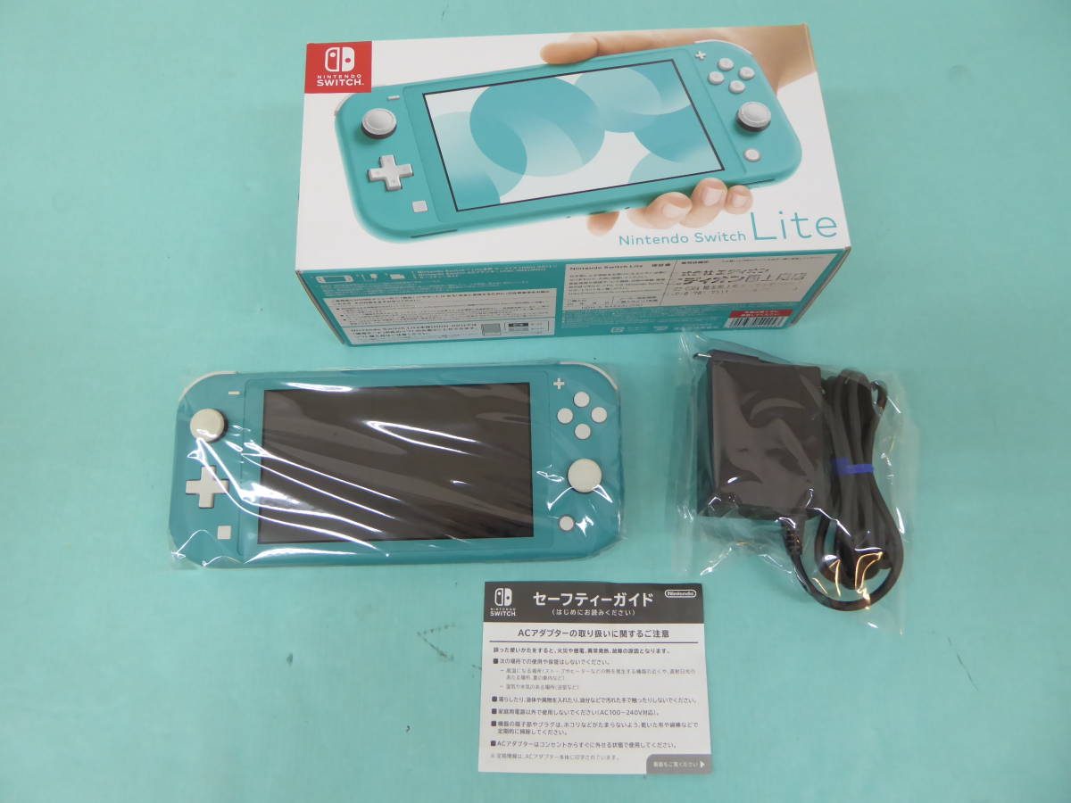 K96-73) 中古品 Nintendo Switch Lite ターコイズ 本体 ニンテンドー