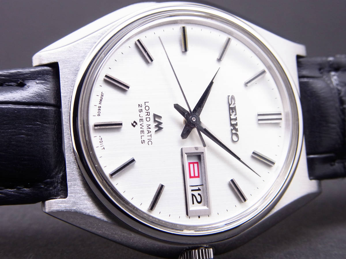 SEIKO LM ロードマチック 25石 自動巻き 5606-7340 Yahoo!オークション