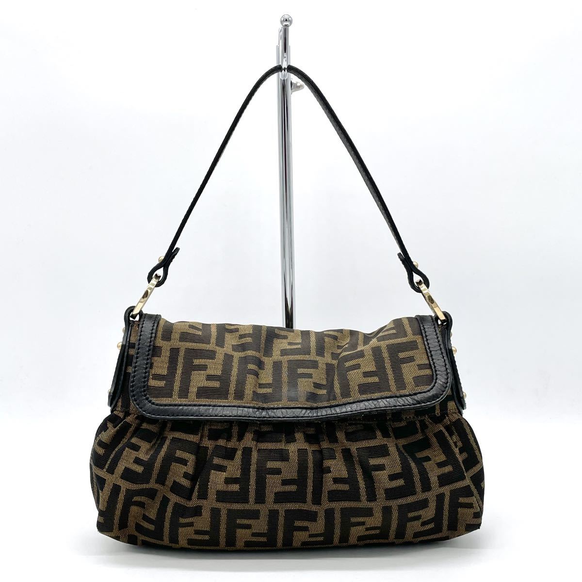 1円 FENDI フェンディ ズッカ柄 ズッカ ワンショルダー ショルダー
