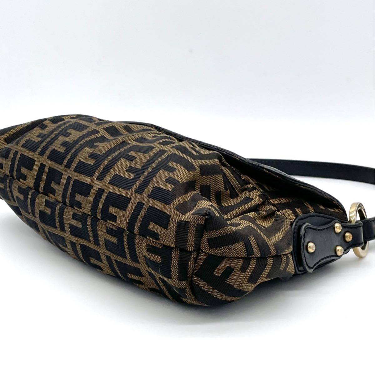 1円 FENDI フェンディ ズッカ柄 ズッカ ワンショルダー ショルダー