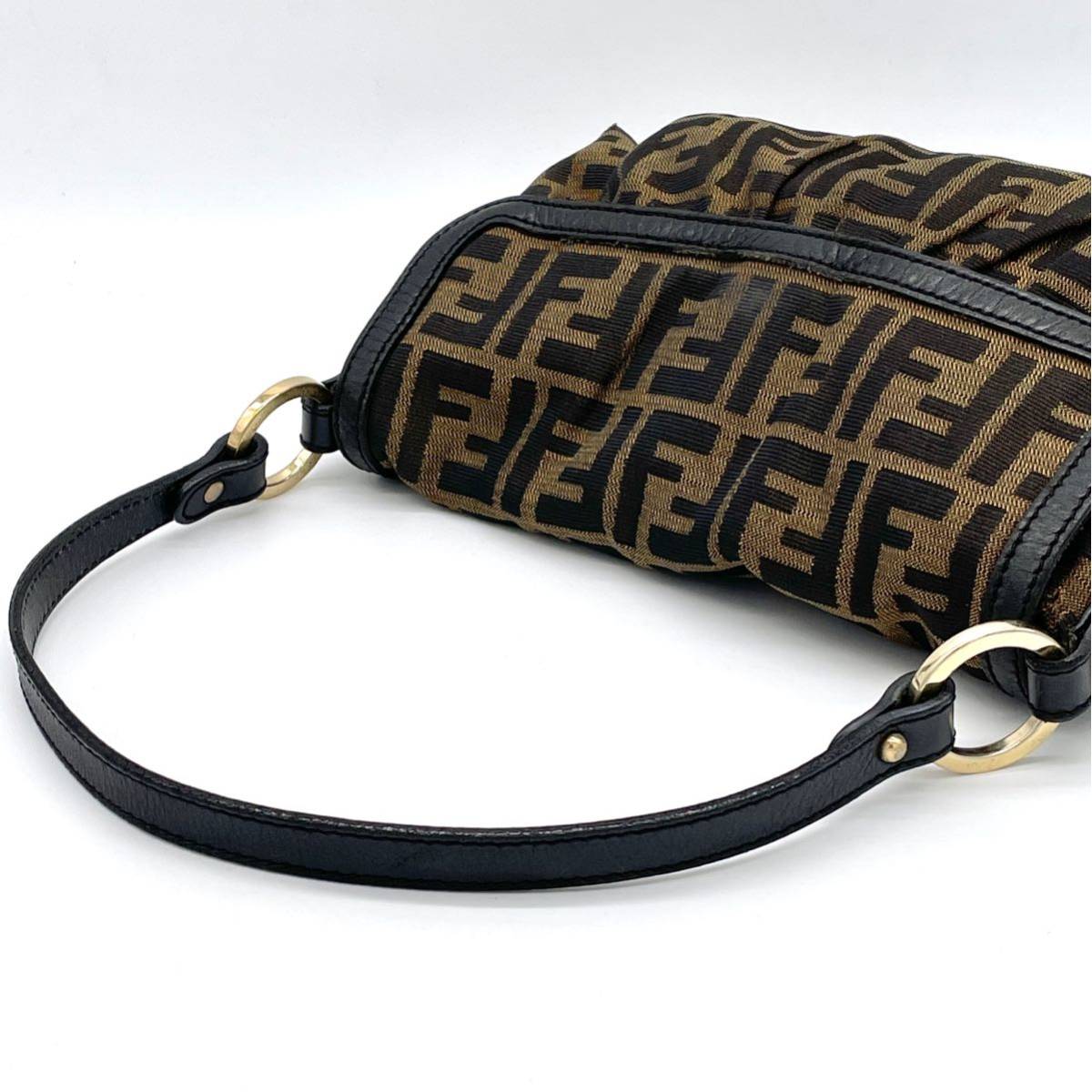1円 FENDI フェンディ ズッカ柄 ズッカ ワンショルダー ショルダー 