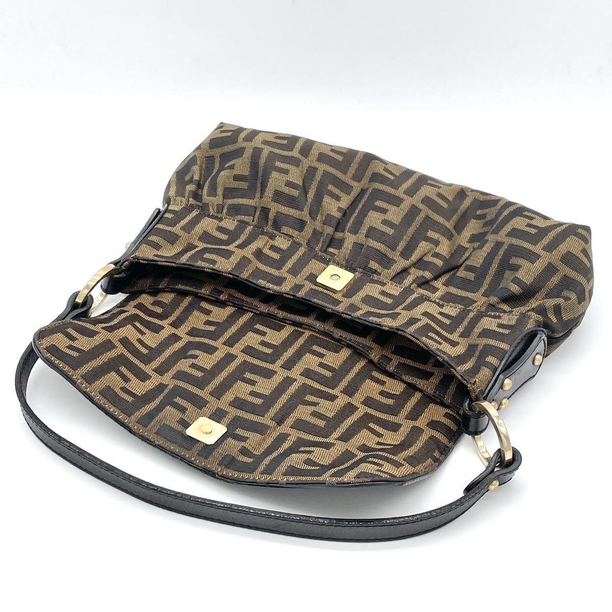 1円 FENDI フェンディ ズッカ柄 ズッカ ワンショルダー ショルダー