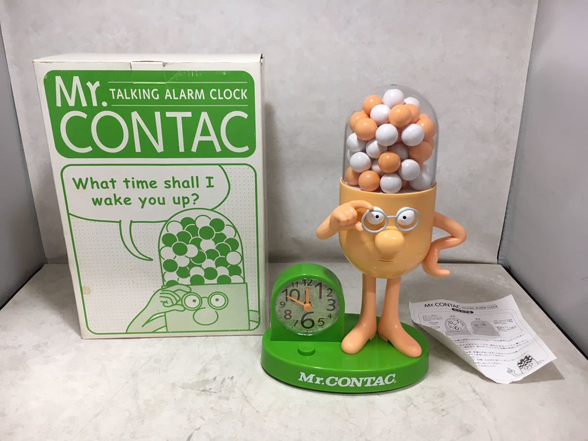 定番，限定セール Mr.CONTAC ミスターコンタック おしゃべり目覚まし
