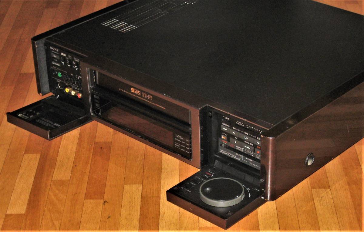 ☆【SONY ソニー S-VHSビデオカセットレコーダー SLV-R7】現状動作品 