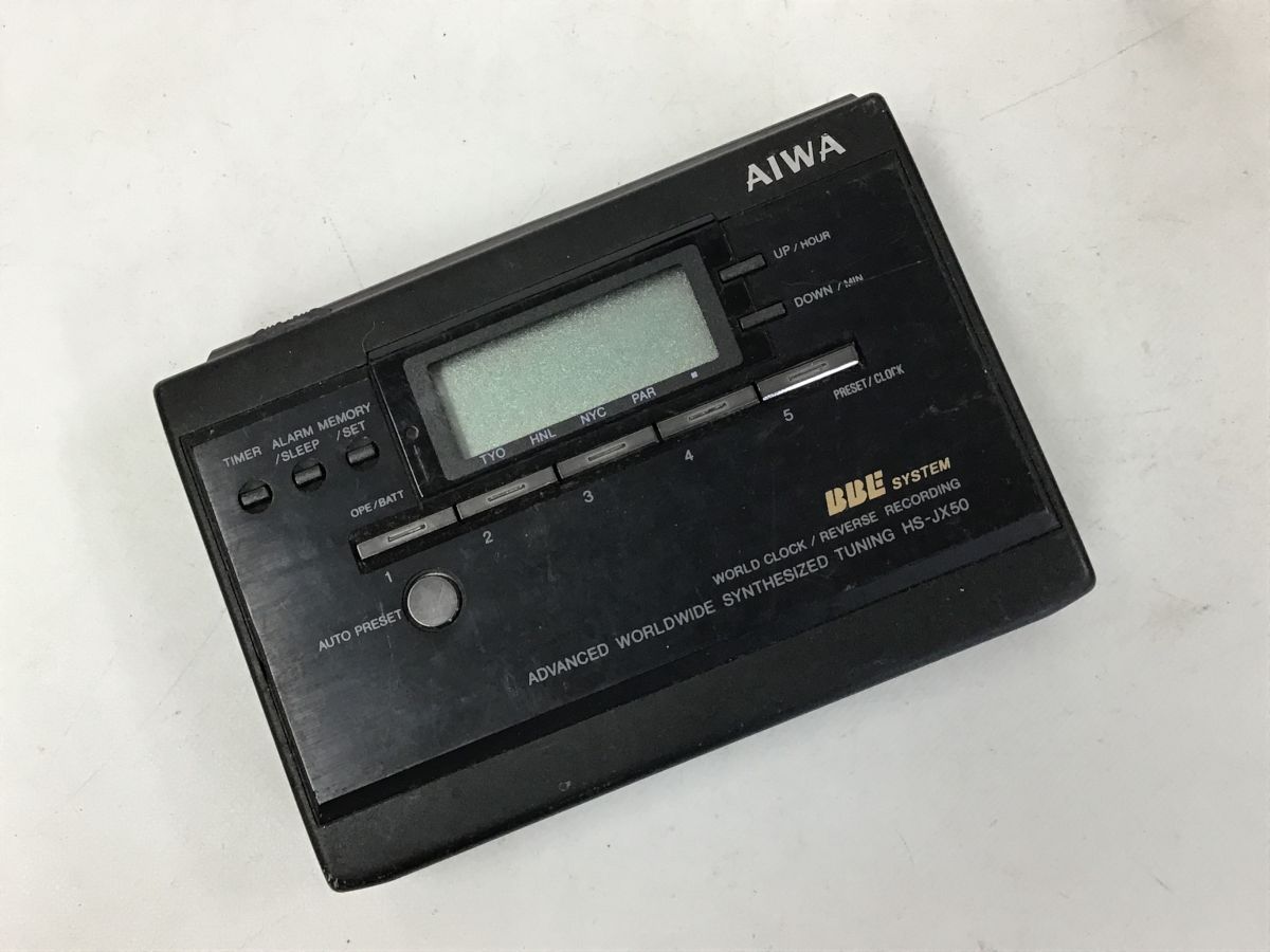 AIWA HS-JX50 カセットプレーヤー・カセットボーイ◆ジャンク品 [5162W]