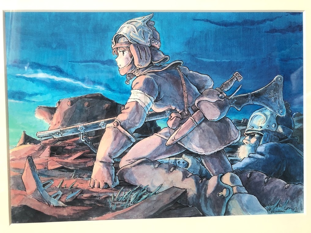 Original Art Display 宮崎駿 風の谷のナウシカ トルメキア戦役