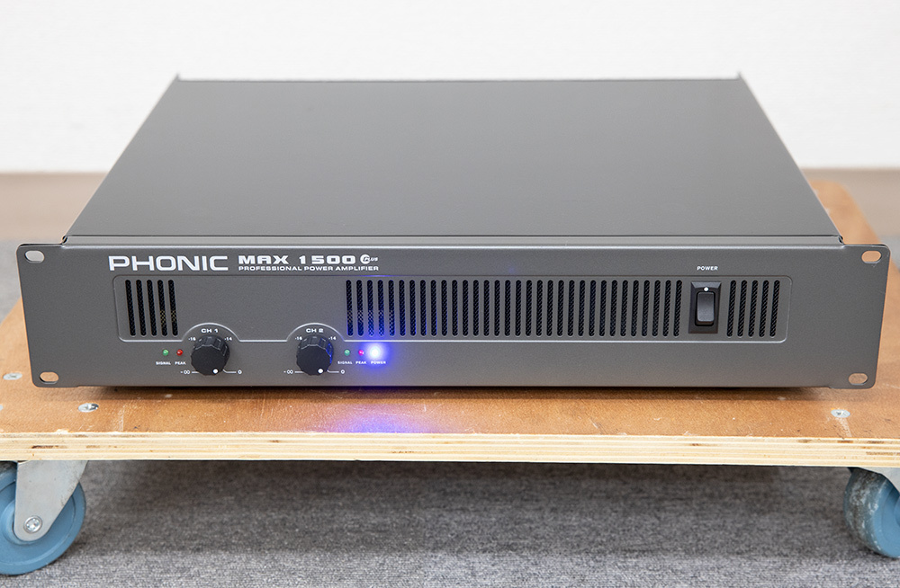 Phonic Plus 0 MAX PLUS - ◇フォニック PHONIC MAX1500 パワーアンプ