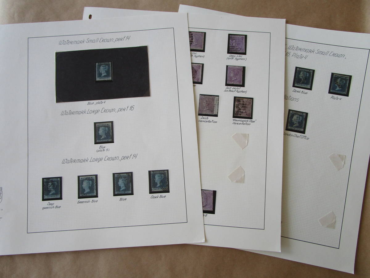 ☆イギリス ペンスブルー他 2ペンス 6ペンス 24枚☆