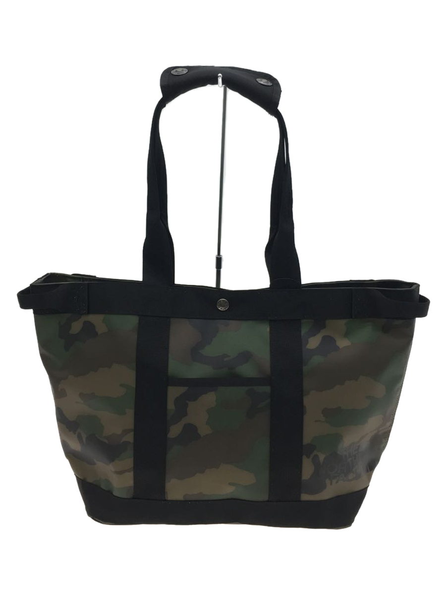 THE NORTH FACE◆BCギアトートS/NM81464/トートバッグ/ポリウレタン樹脂/KHK/カモフラ